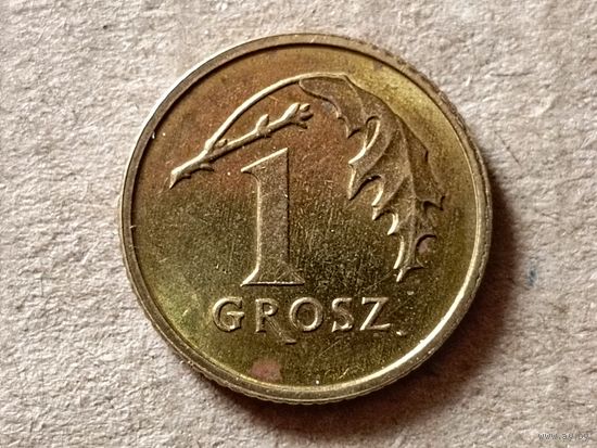 Польша 1 грош, 2017г. (Н)