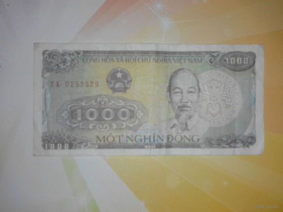 Вьетнам 1000донг 1988г