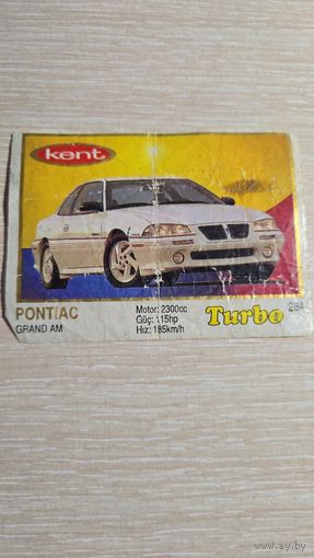 Вкладыша от жвачки TURBO 284