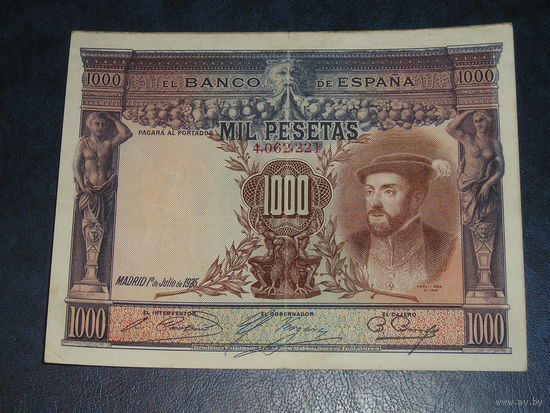 Испания, 1000 Песет 1925