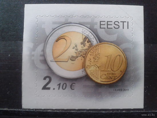 Эстония 2011 Евро-монеты** самоклейка