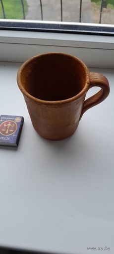 Кружка из глины, старинная