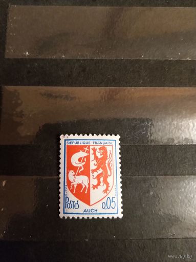 1966 Франция герб чистая клей MNH** (5-9)