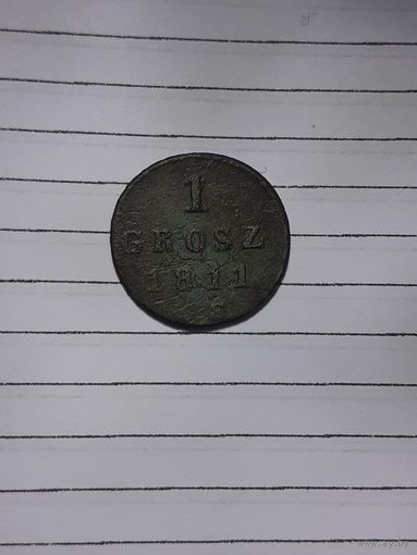 1 грош 1811 год