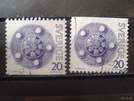 Швеция 1975 Стандарт, археология, щит