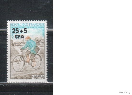 Реюньон-1972 (Мих.486) , **, Велосипеды (одиночка)