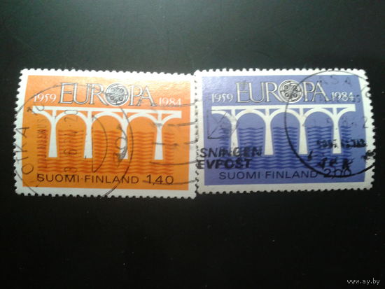 Финляндия 1984 Европа полная серия