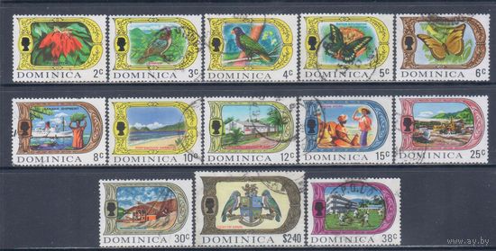 [2287] Британские колонии. Доминика 1969. Елизавета II.Часть серии. Гашеные марки.