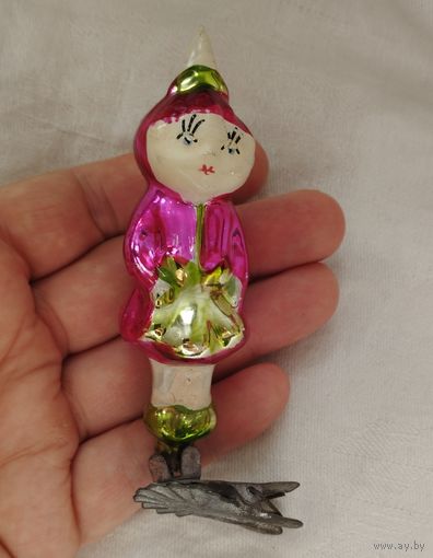 Ёлочная игрушка редиска из серии Чиполлино