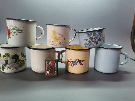 Кружка СССР 7 шт. одним лотом.