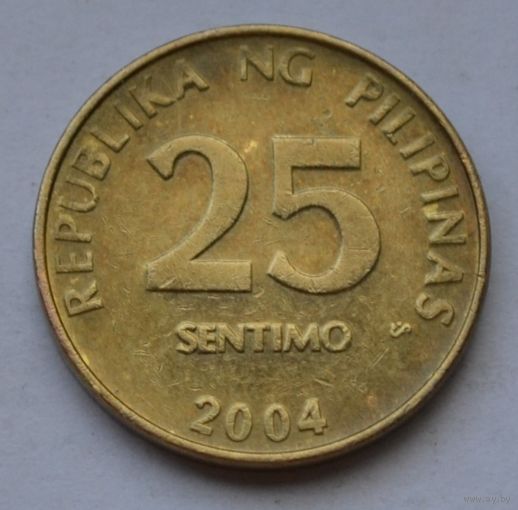 Филиппины, 25 сентимо 2004 г.  Магнитная.