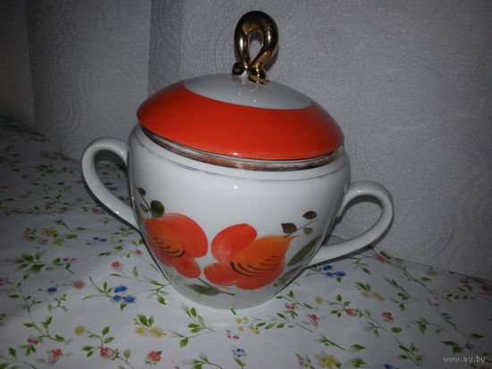 Сахарница Полонский фарфоровый завод СССР