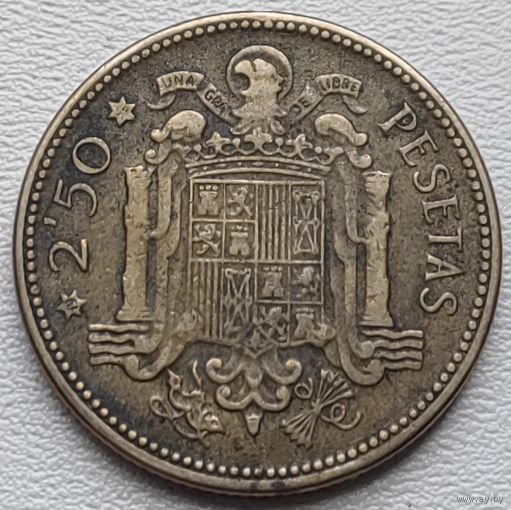 Испания 2,5 песеты 1953