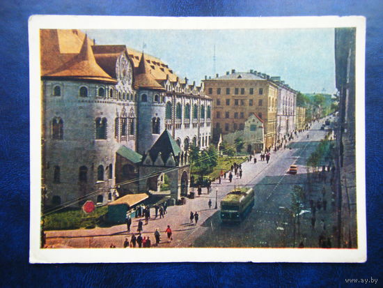 Открытка 1960г. Горький. Улица Свердлова.