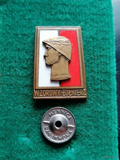 Знак узорный солдат ПНР