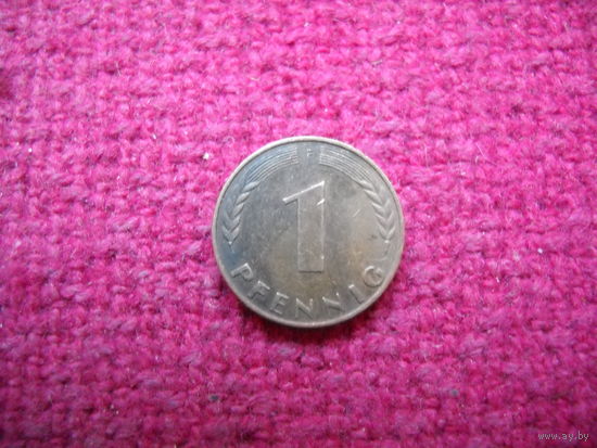 ФРГ 1 пфенниг F 1950 г. :