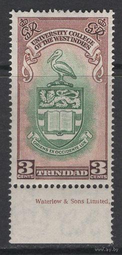 1951 остров Тринидад** Университет Герб