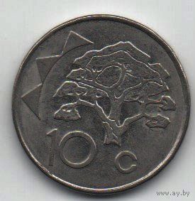 РЕСПУБЛИКА НАМИБИЯ 10 ЦЕНТОВ 1998. ДЕРЕВО