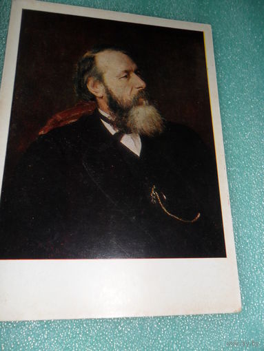Открытка Репин И.Е. (1844-1930). Портрет В.В. Стасова. 1873. Государственная Третьяковская галерея