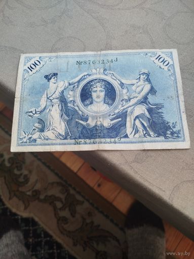 Распродажа - Германия 100 марок 1908 г. Кайзеровская империя