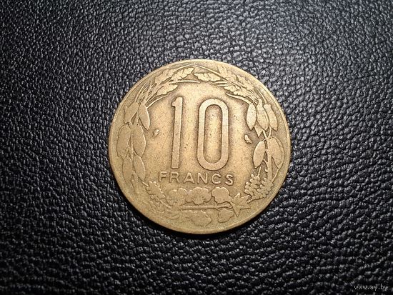 Центральная Африка 10 франков 1974