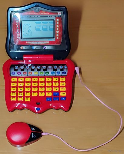 Детский обучающий компьютер с мышкой ''Человек-паук''