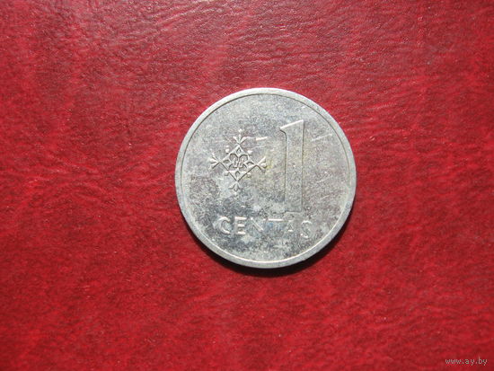 1 цент 1991 год Литва