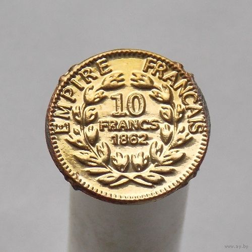 Имитация французской 10-ти франковой монеты