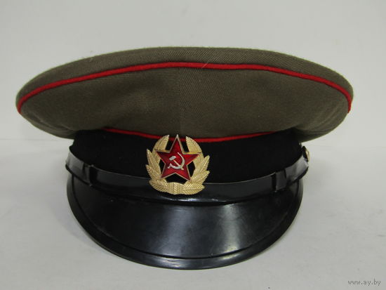 Фуражка солдатская сухопутных войск СССР. ВС СССР. Оригинал. СССР 1988 г.в.
