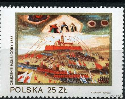 Польша 1982. Искусство. Живопись. Религия. Иконы. Mi.2819 MNH (КАЛ