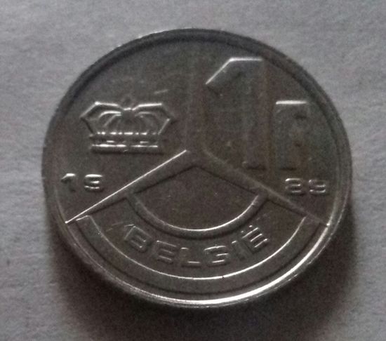 1 франк, Бельгия 1989 г.