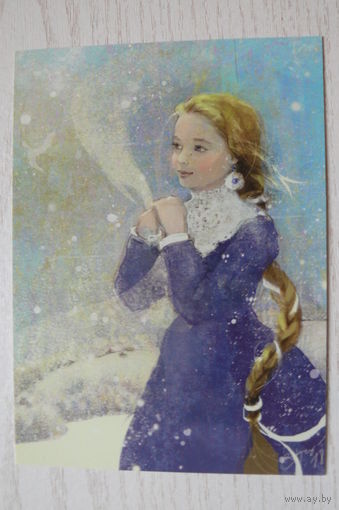 Бабок Катерина; Девушка, зима; 2019, чистая.