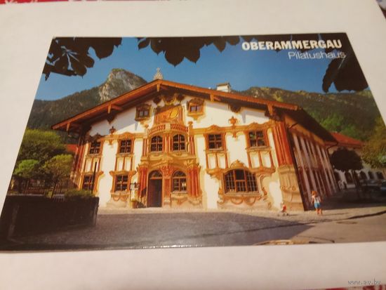 Открытка. Германия. Оберамергау.