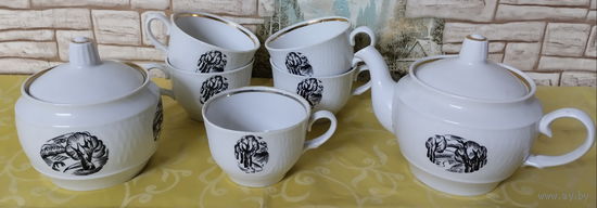 Остатки сервиза. Добрушский фарфоровый завод (Добруш), 1978-1991-е гг