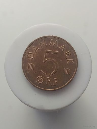 5 эре Дания 1986 год лот 43