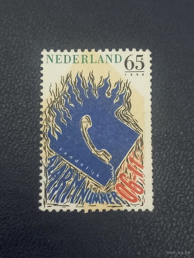 Нидерланды 1990г. Телефон, номер 06-11
