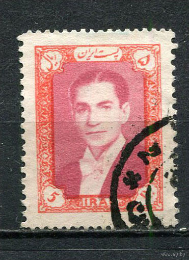 Иран - 1956/1957 - Шах Мохаммад Реза Пехлеви 5R - [Mi.984] - 1 марка. Гашеная.  (LOT Fk28)-T10P29