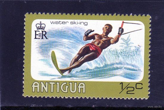 Антигуа. Ми-432.Водные лыжи.1976.