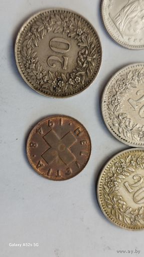 5 монет Швейцария