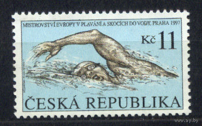 Спорт. Плавание. Чехия. 1997. Полная серия 1 марка. Чистая