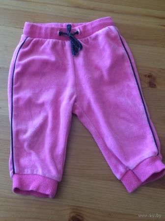 Велюровые штаны Coccodrillo на рост 74 см, розовые, с лампасами. Невероятно мягкие и приятные на ощупь. ПОталии тянется 20-26 см, длина 34 см.