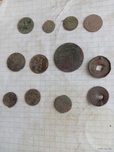 Лот монет на опыты 2