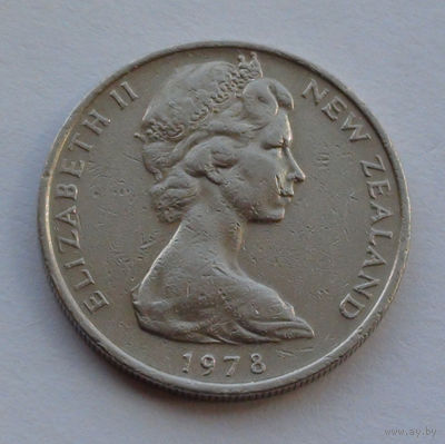 Новая Зеландия 10 центов. 1978 г.