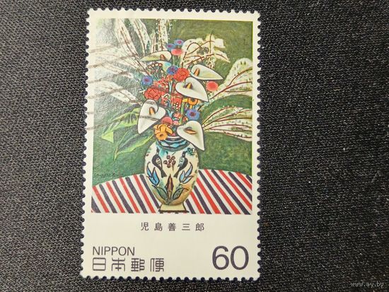 Япония, 1983. Ваза с цветами