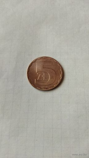 5 злотых 1983 г. Польша.