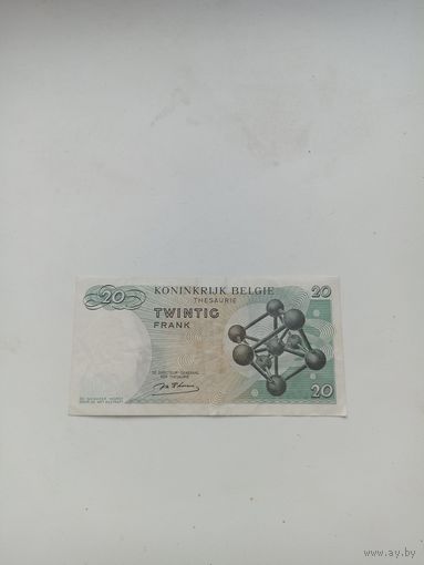 БЕЛЬГИЯ 20 франков 1964 год( 2 N 1593878)