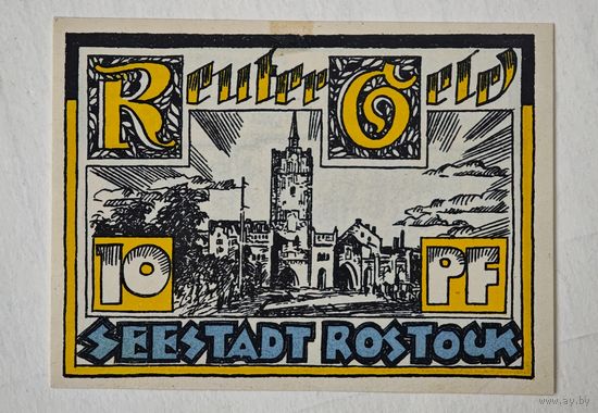 1922 год 10   пфеннигов    Германия