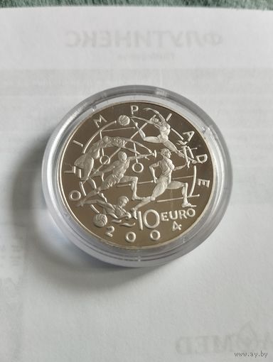 10 евро. Сан- Марино. 2004 год