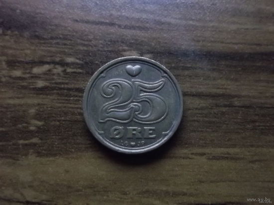 Дания 25 эре 1992
