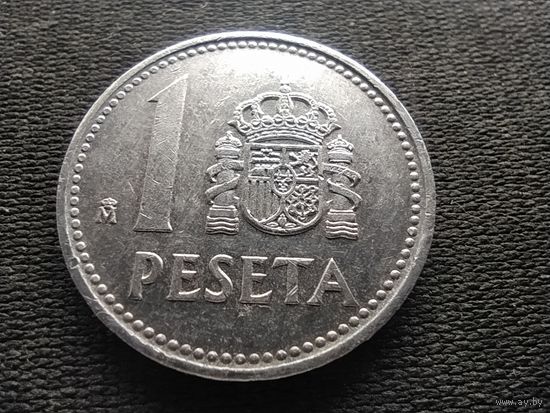 Испания, 1 песета 1987, KM# 821